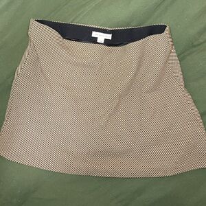 Aeropostale Black and Tan Checkered Skort